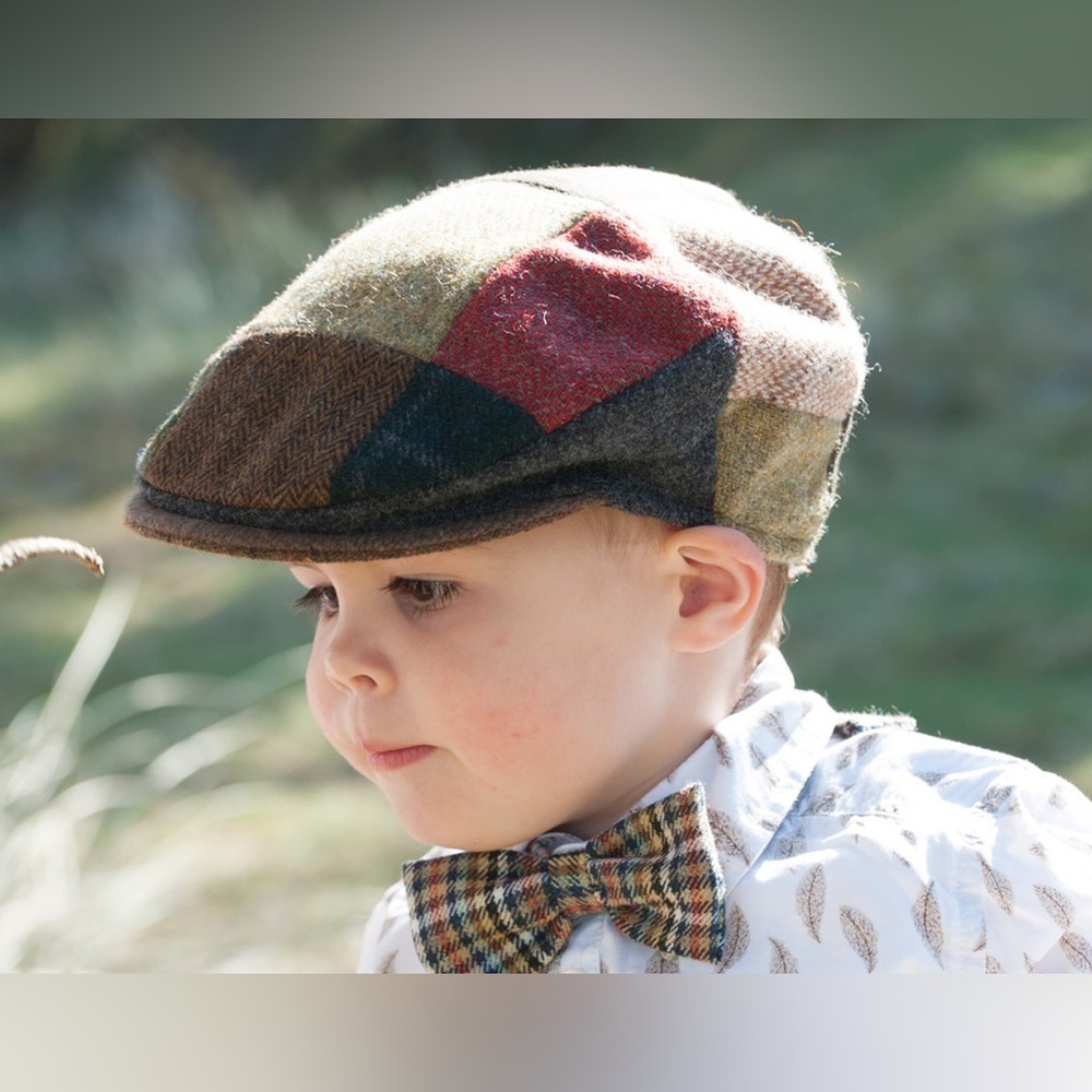 Kids Hanna Hats of Donegal, Ltd. Traditional Irish Flat Cap, Sz. L - Picture 3 of 12